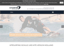 Tablet Screenshot of kitesurfing-veluwemeer.com